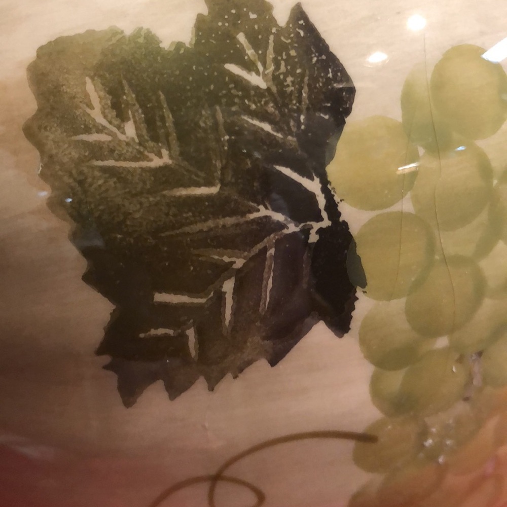 Cabernet Hand Painted Ceramic Pitcher - Picture 8 of 11